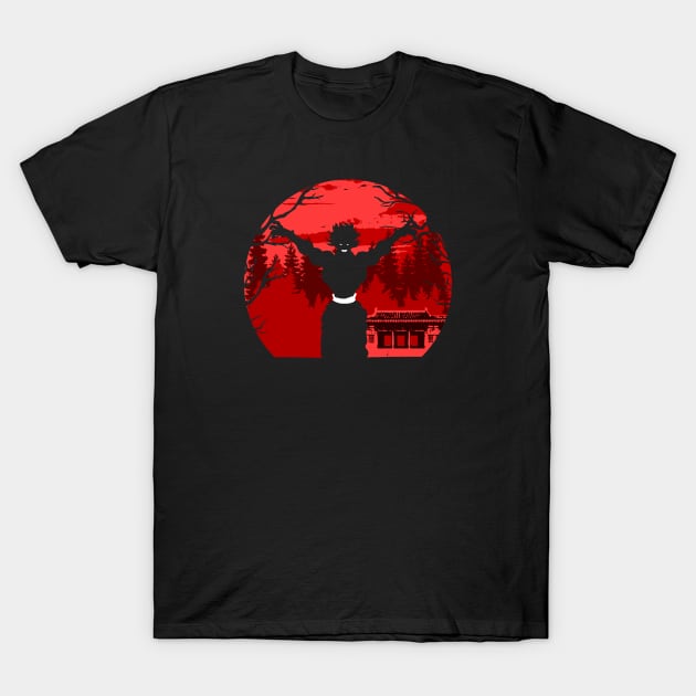 Father Fighter T-Shirt by nickbeta